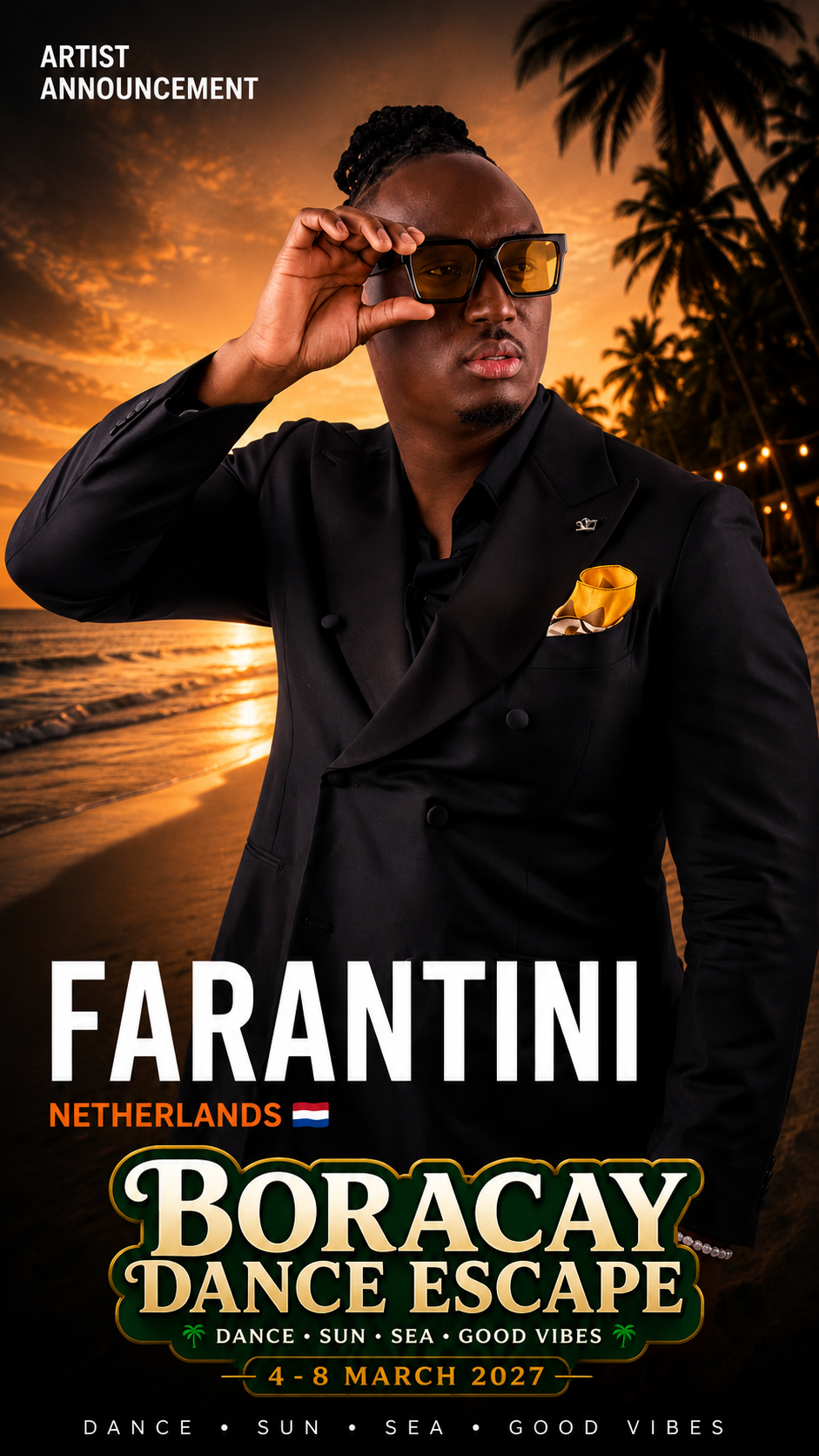 Farantini from Holland, official festival media at Boracay Dance Escape