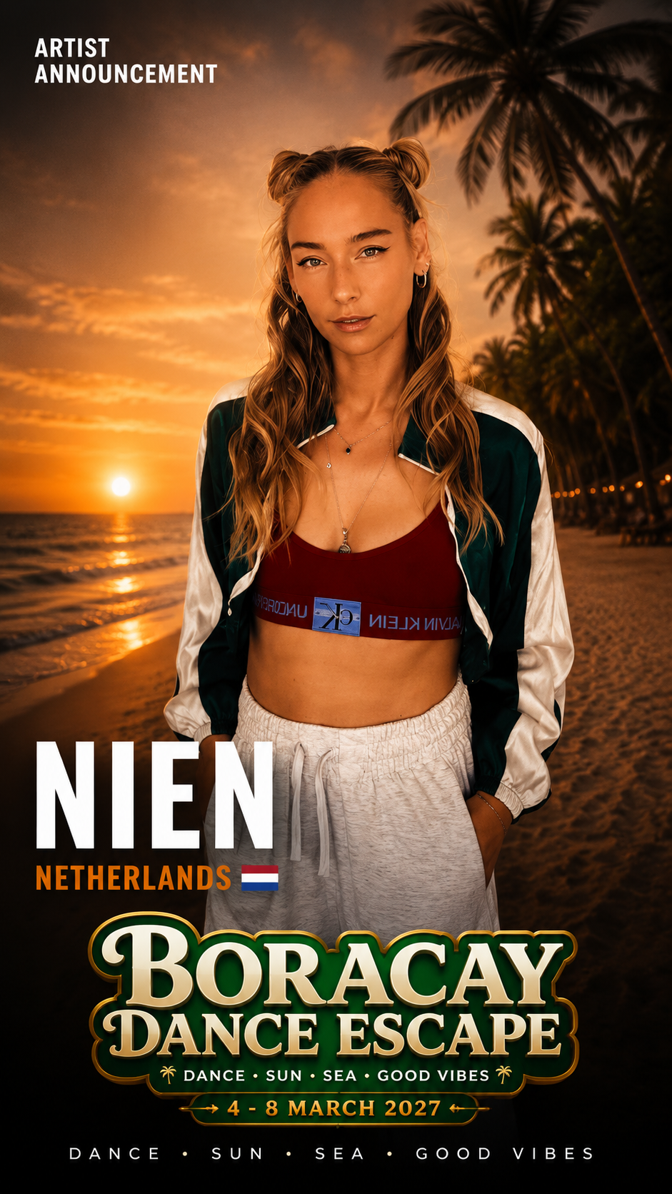 Nien from Holland, Urbankiz teacher at Boracay Dance Escape