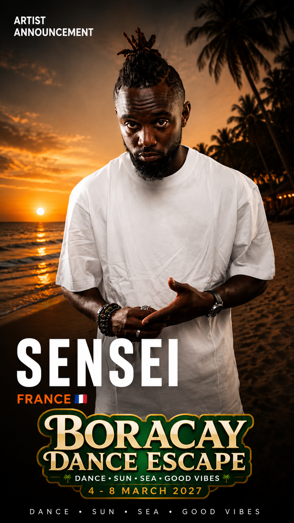 Sensei from France, Urbankiz teacher at Boracay Dance Escape
