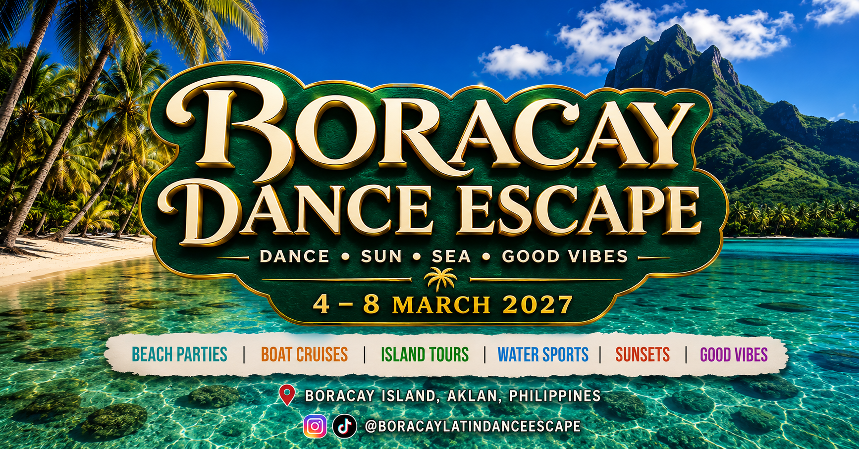 Boracay Dance Escape event poster